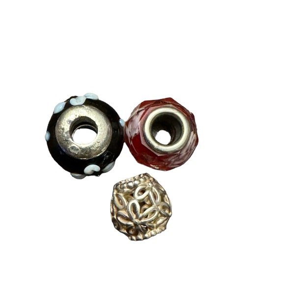 Pandora 925 ALE Sterling Silver Barrel Clasp Snake Chain  Charm Bracelet - Picture 10 of 13